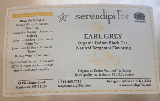 Organic Earl Grey Tea Sachets