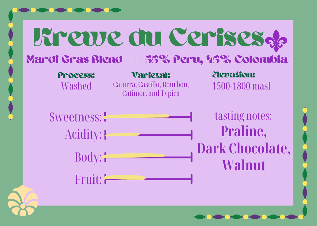 Mardi Gras Seasonal | Krewe du Cerises