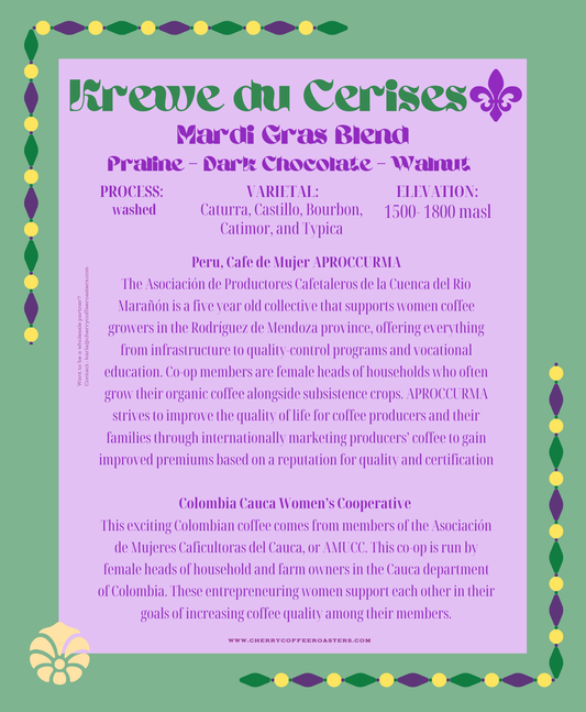 Mardi Gras Seasonal | Krewe du Cerises-click for variety