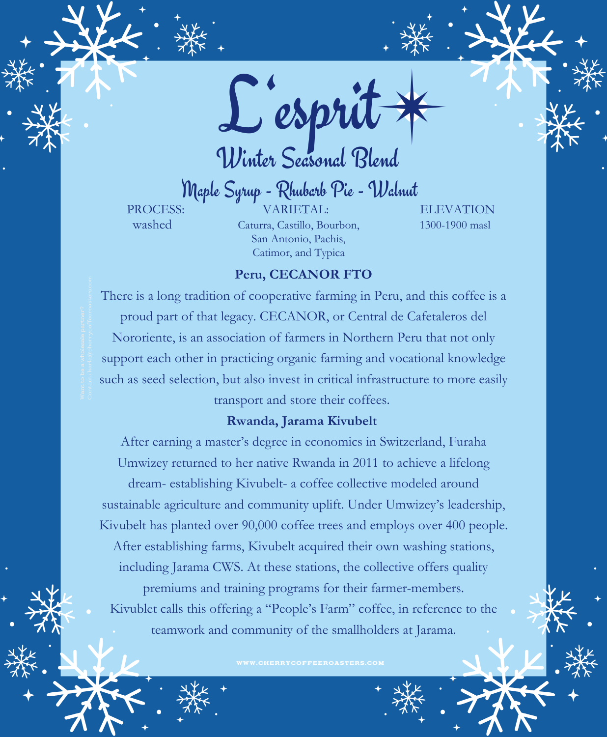 Holiday Blend | L'Esprit Seasonal | from $13